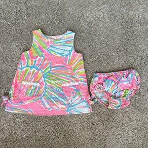 Lilly Pulitzer Multicolor Kids Dress with Bloomers